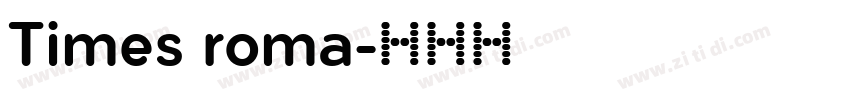 Times roma字体转换